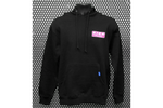 Black Pullover with Pink & White Logo