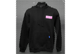 Black Pullover with Pink & White Logo