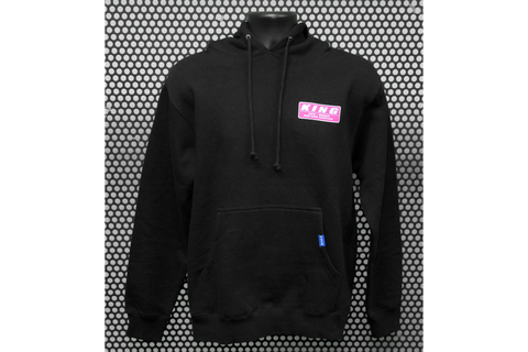 Black Pullover with Pink & White Logo