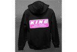 Black Pullover with Pink & White Logo